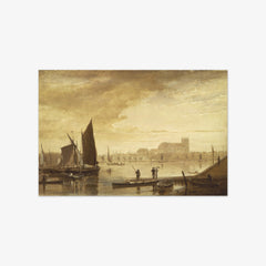 Westminster Bridge and Abbey by William Daniell
