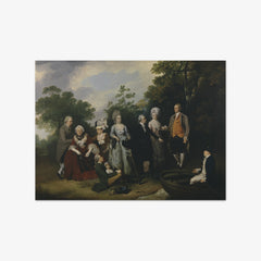 The Oliver and Ward Families by Francis Wheatley