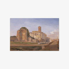 Temple of Venus and Rome by Edward Lear