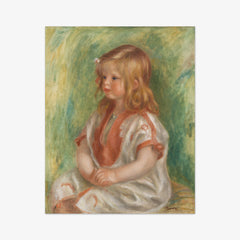 Claude Renoir by Auguste Renoir