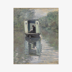 The Studio Boat by Claude Monet