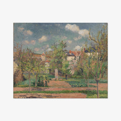 Garden in Full Sunlight by Camille Pissarro
