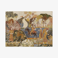 Two Figures on a Mule by Charles Prendergast