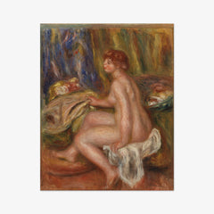 Seated Female Nude, Profile View by Auguste Renoir