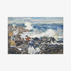 Rocks, Waves and Figures by Maurice Brazil Prendergast