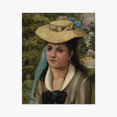 Lise in a Straw Hat by Auguste Renoir