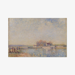 Saint Mammès–Loing Canal by Alfred Sisley