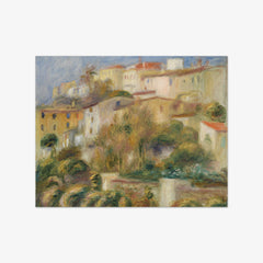 Houses on a Hill by Auguste Renoir