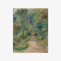 Two Figures on a Path by Auguste Renoir