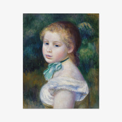 Head of Young Girl by Auguste Renoir