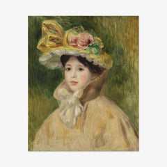 Woman with Capeline by Auguste Renoir