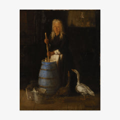 The Blue Churn by George Benjamin Luks