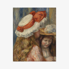 Girls with Hats by Auguste Renoir