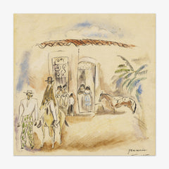 Landscape With Figures, Havana, 1915 by Jules Pascin