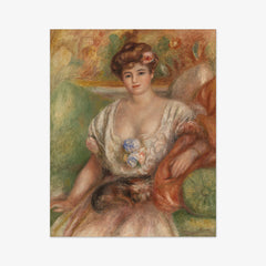 Portrait of Misia Sert (Young Woman with a Griffin) by Auguste Renoir