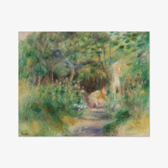 Landscape with Woman Gardening by Auguste Renoir