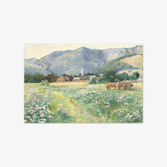 Landscape with a Blooming Meadow by Július Zorkóczy
