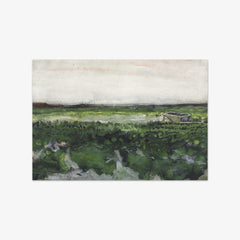 Landscape with Wheelbarrow by Vincent Van Gogh