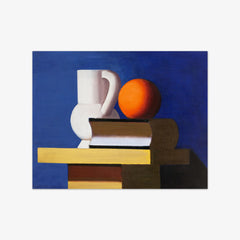Arrangement with White Jug, Orange and Book by Vilhelm Lundström