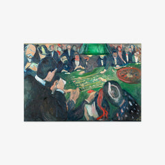 At the Roulette Table in Monte Carlo by Edvard Munch