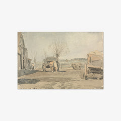 The Farmyard by John Linnell