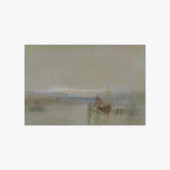 Fishing Boats Becalmed off le Havre by Joseph Mallord William Turner