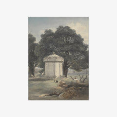 A Garden in India by George Chinnery