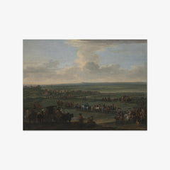 George I at Newmarket, 4 or 5 October, 1717 by John Wootton
