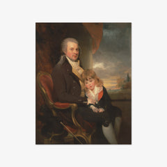 Edward George Lind and His Son, Montague by William Beechey