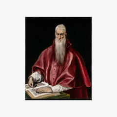 Saint Jerome as Scholar by El Greco