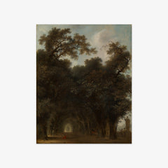 A Shaded Avenue by Jean-Honoré Fragonard