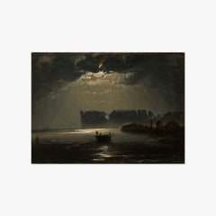 The North Cape by Moonlight by Peder Balke
