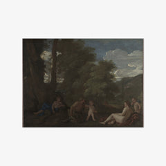 Nymphs and a Satyr (Amor Vincit Omnia) by Nicolas Poussin