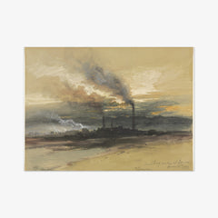 Smelting Works at Denver by Thomas Moran