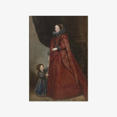 A Genoese Lady with Her Child by Anthony van Dyck