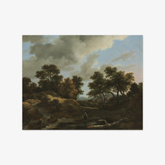 Wooded and Hilly Landscape by Jacob van Ruisdael