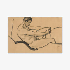 Male Nude by August Macke