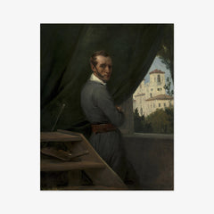 Self-Portrait in Rome by Horace Vernet