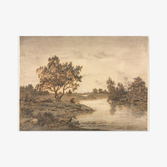 The Fisherman by Théodore Rousseau