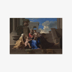 The Holy Family on the Steps by Nicolas Poussin
