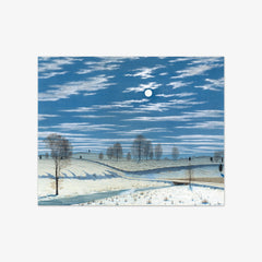Winter Scene in Moonlight by Henry Farrer