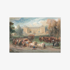Louis XIV Driving his Coach in the Park of Versailles by Eugène Louis Lami