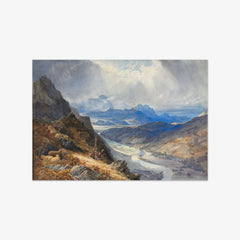 A View from Moel Cynwich: Looking Over the Vale of Afon Mawddach and Toward Cader Idris by Joseph Mallord William Turner