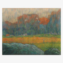 Landscape with Figure and Houses by Emile Schuffenecker