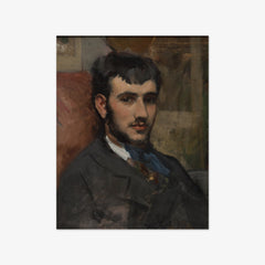 Portrait of Renoir by Frédéric Bazille