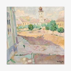 View of Spišské Podhradie by Konštantín Kövári-Kacmarik