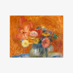 Green Bowl of Flowers by William James Glackens