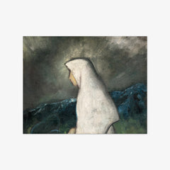 Woman in a White Shawl by Zolo Palugyay
