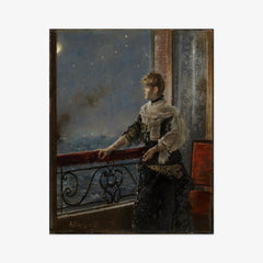 Moonlight (Au clair de la lune) by Alfred Stevens