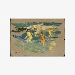 Beach at Valencia by Joaquín Sorolla y Bastida
